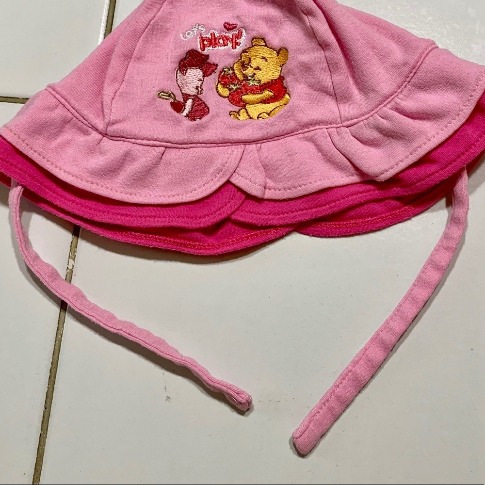 Pooh & Piglet Ruffle Jersey Sunhat - Picture 3 of 4